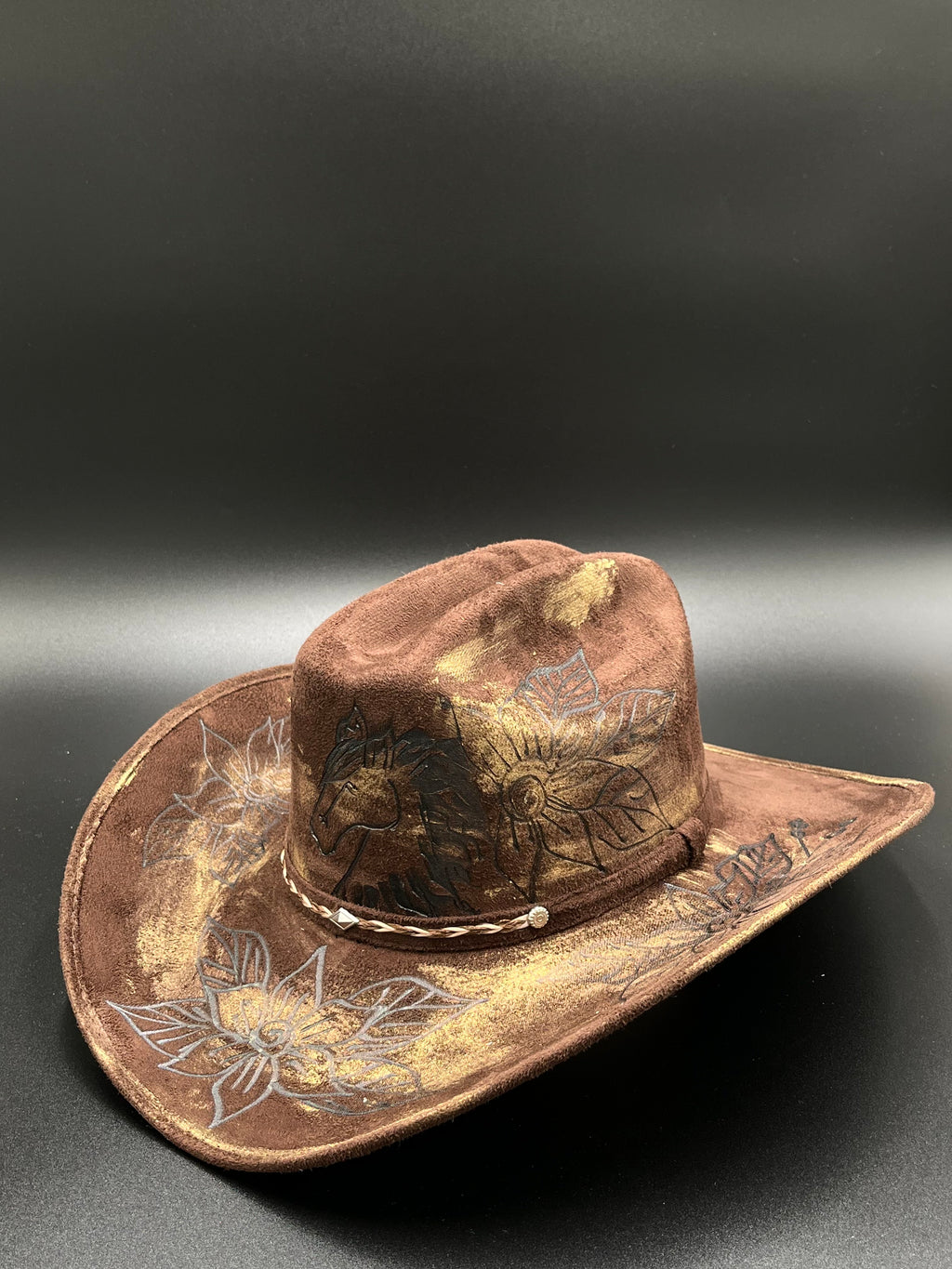 Texana de Dama – Women’s Artisan Laser-Etched Western Cowboy Hat