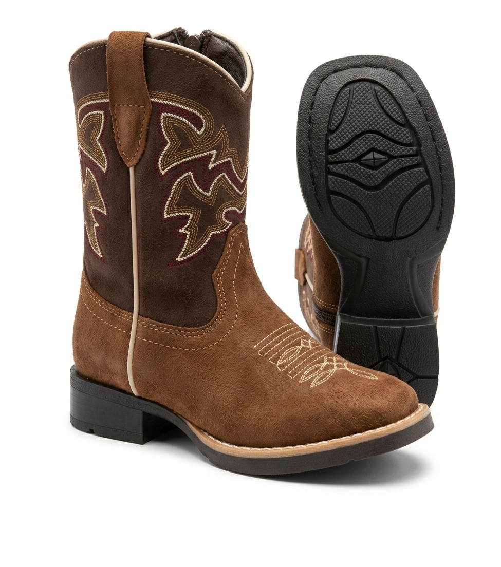 Calzatti Kids' Zippered Western Boot – Crazy Cafe