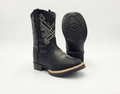 Calzatti Kids' Zippered Western Boot – Negro/Floter