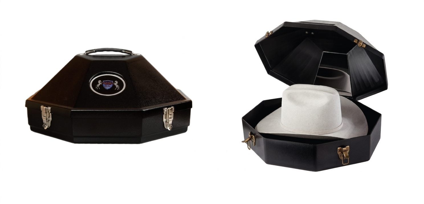 Wild West Western Hat Case – Heavy Duty Travel Carrier