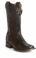 Wild West Men's Caiman Tail H824L Ranch Toe Western Boots