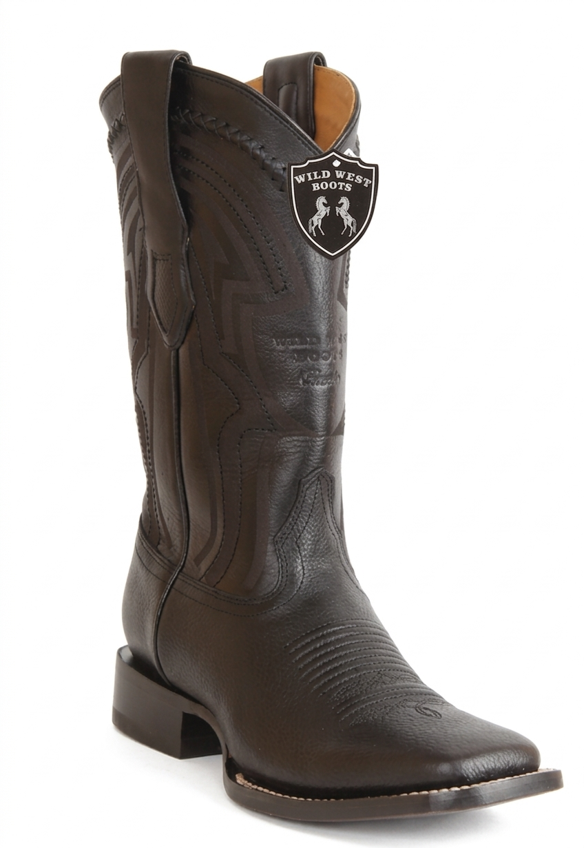Wild West Men's H824L Grisly Ranch Toe Western Boots