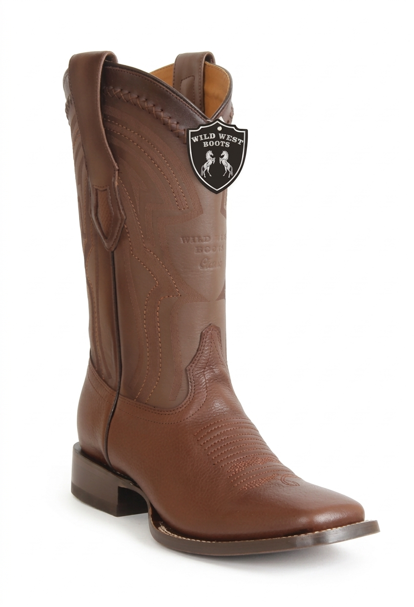 Wild West Men's H824L Grisly Ranch Toe Western Boots