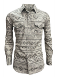 Lamasini Men's Western Aztec Print Shirt - LAM2023