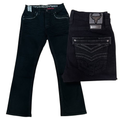 Lamasini Men’s Heavy-Stitch Premium Boot Cut Jeans- LAM26503
