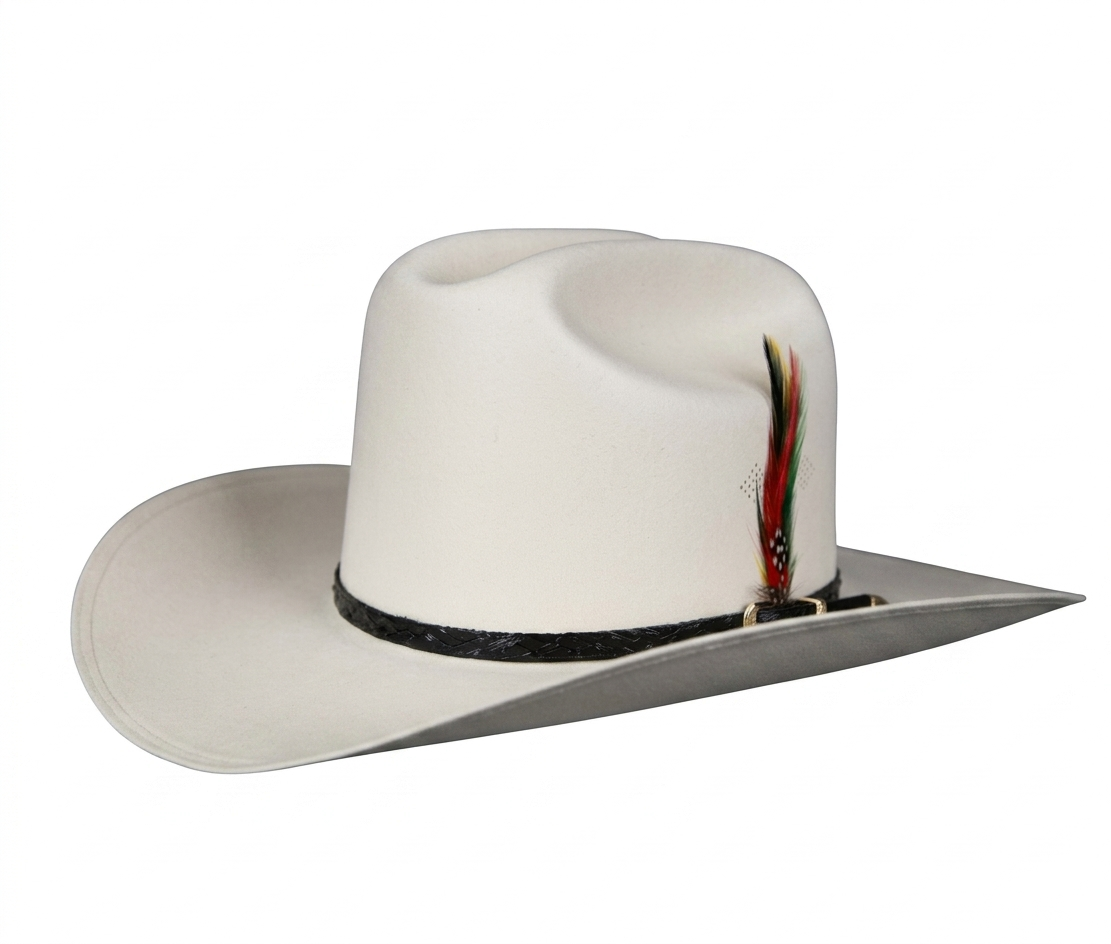 White Diamonds 1000X Sombrero San Judas – Men's Premium Western Hat